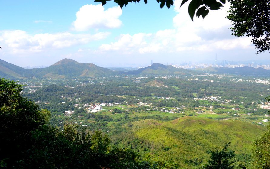 Vue Wu Tip Shan Path Fanling Hong Kong Trek