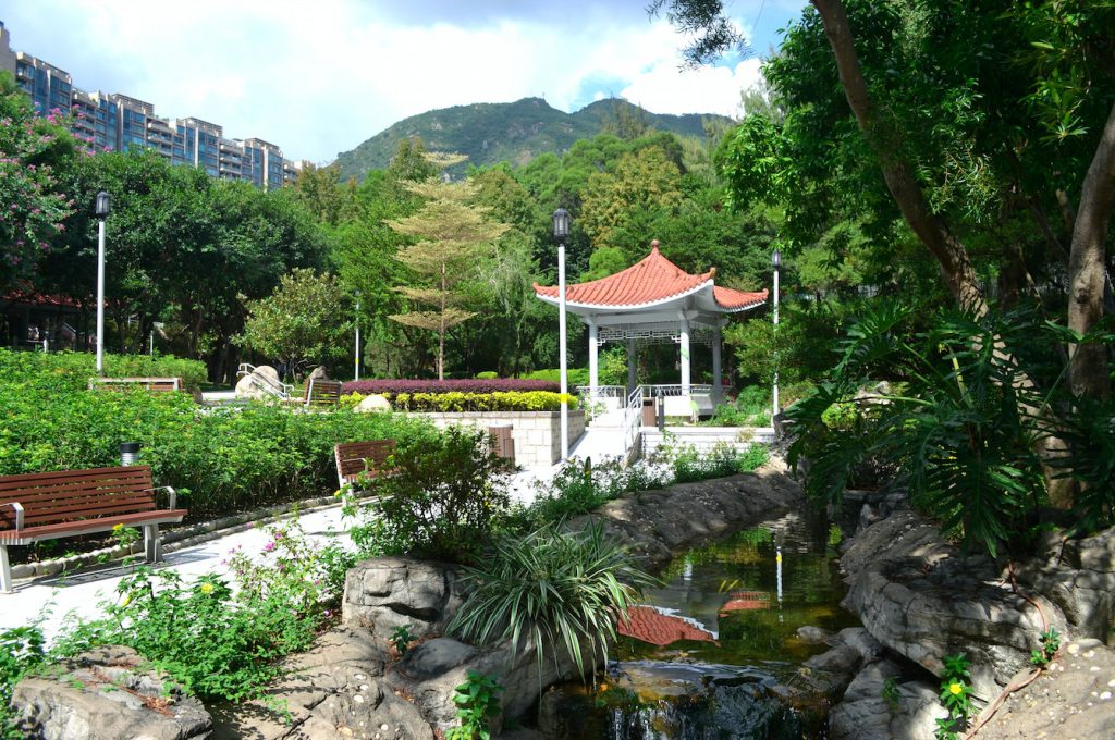 Cornwall Street Park Kowloon Hong Kong