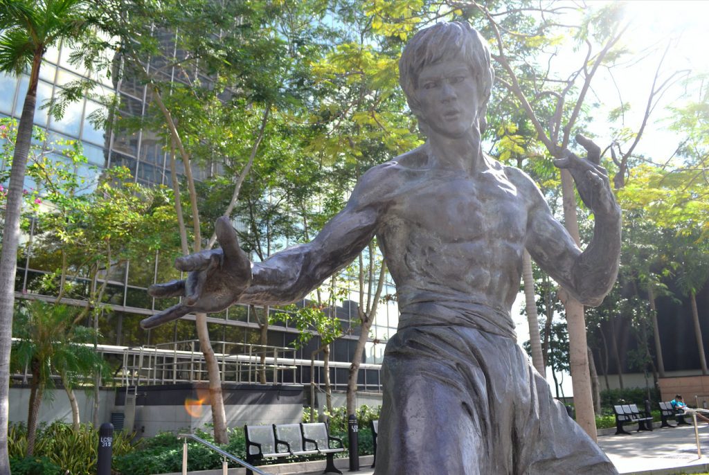Bruce Lee Statue Hong Kong