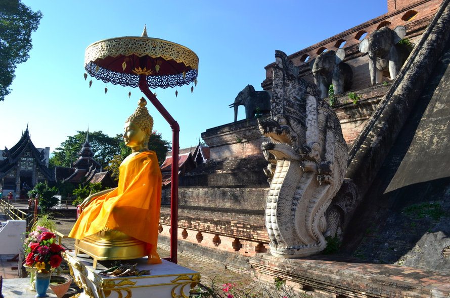 Thailande Chiang Maï - Wat Chang Taem