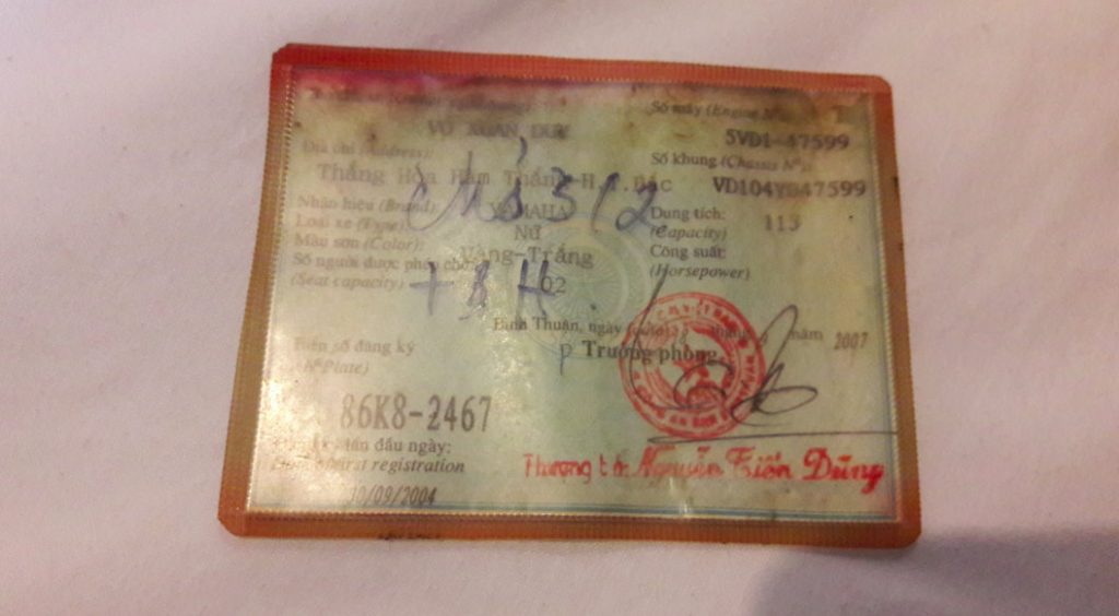 Blue Card Moto Vietnam