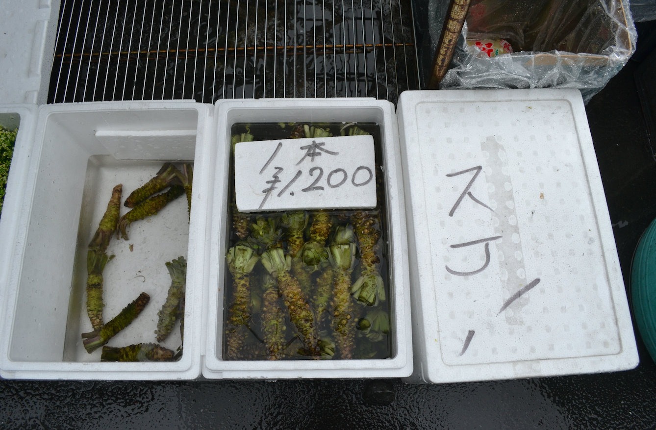 Racine Wasabi Frais Cours Cuisine Japonaise Tokyo Japon 9