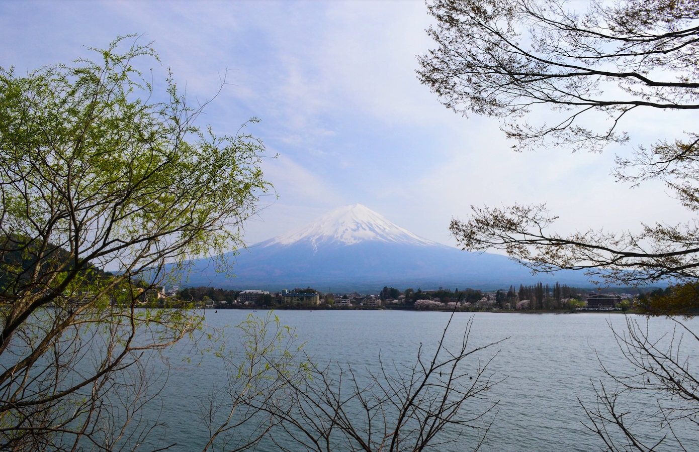 Mont Fuji Lac Kawaguchiko Japon 2