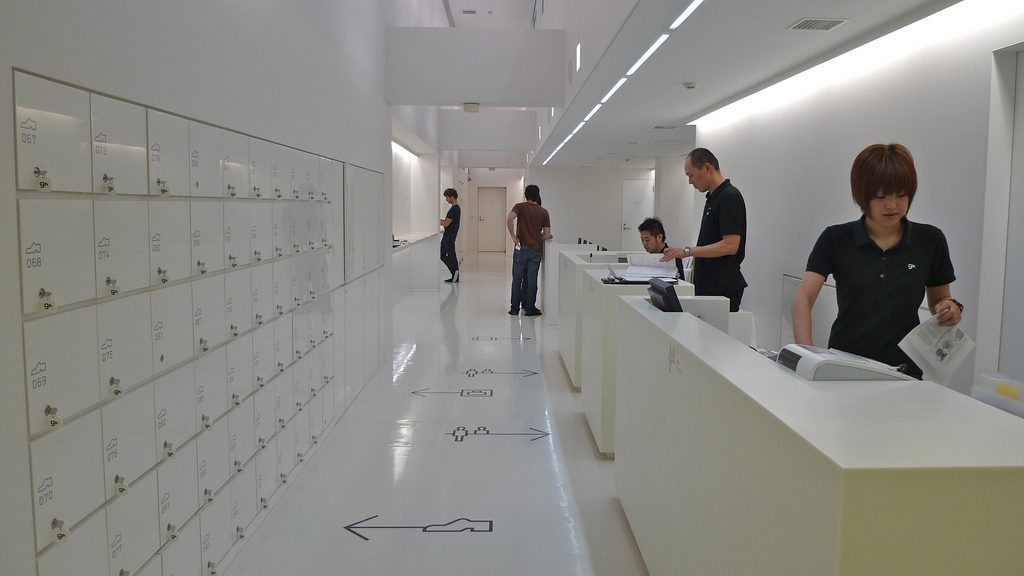 Capsule Hotel Tokyo Japon Reception Capsule Hotel Tokyo Japon Reception