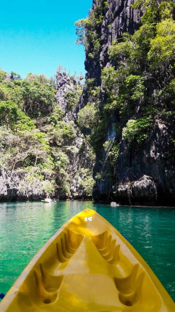 El Nido Palawan Philippines 16 - Kayak Small Lagoon