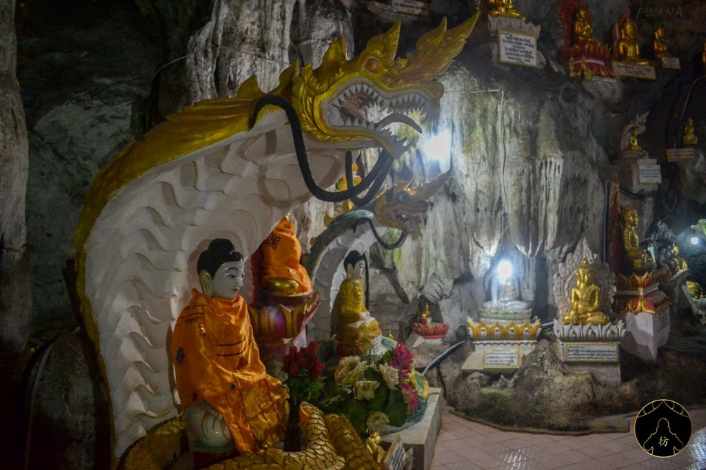 Pindaya Birmanie Grottes aux 8000 Bouddha 9 Caves Statues Or