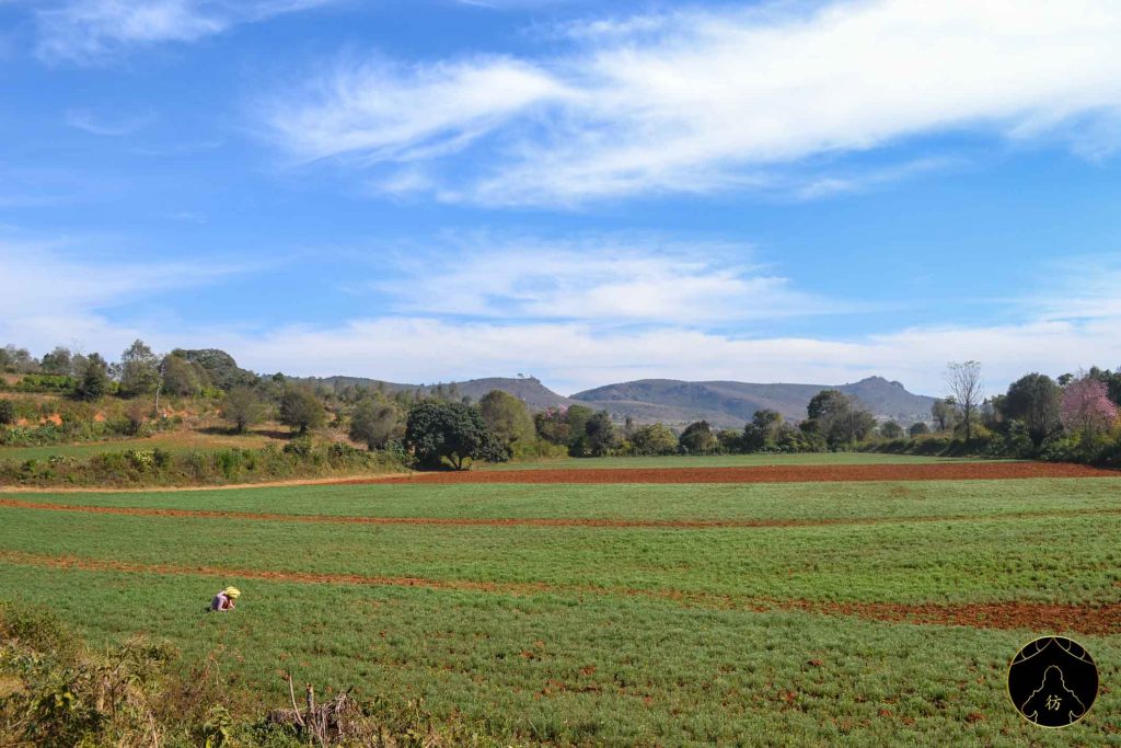 Pindaya Birmanie Route Campagne Paysan