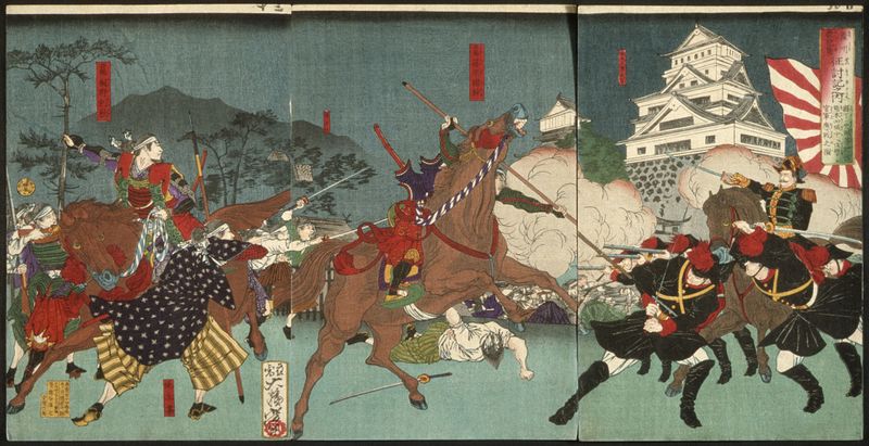 La rébellion de Satsuma Saigo Takamori Kagoshima Japon