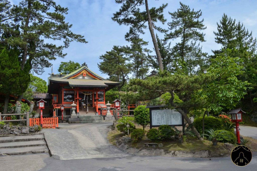 Sakurajima Japon Kyushu - Le sanctuaire Tsukiyomi 03