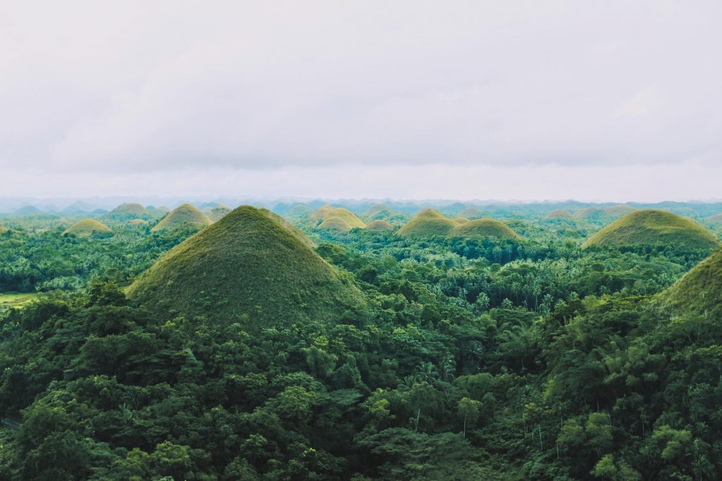 Bohol Philippines - Collines de Chocolat ou Choclate Hills