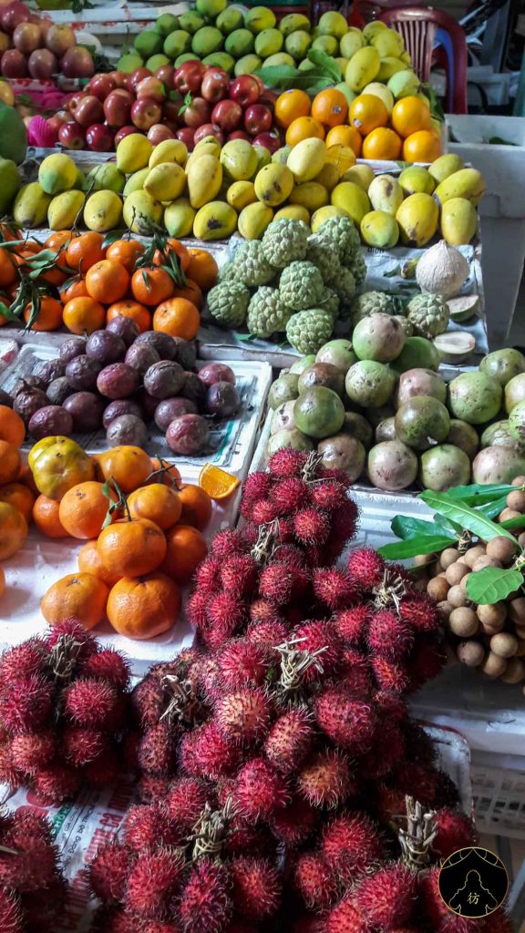 Mui Ne Vietnam - Marché Fruits