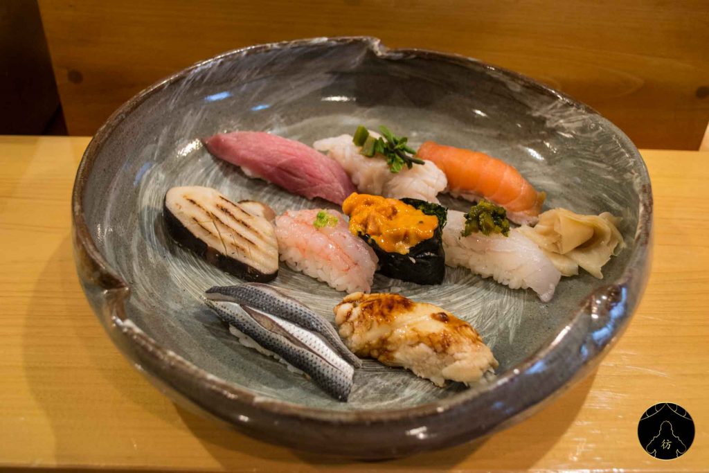 Niigata Japon - Dégustation de suchi au restaurant Ryuzushi 10