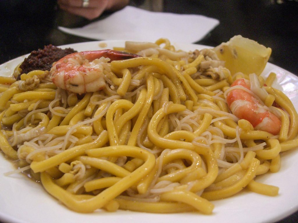 Singapore Food #5 – (Lunch Dish 2) Hokkien Prawn Mee