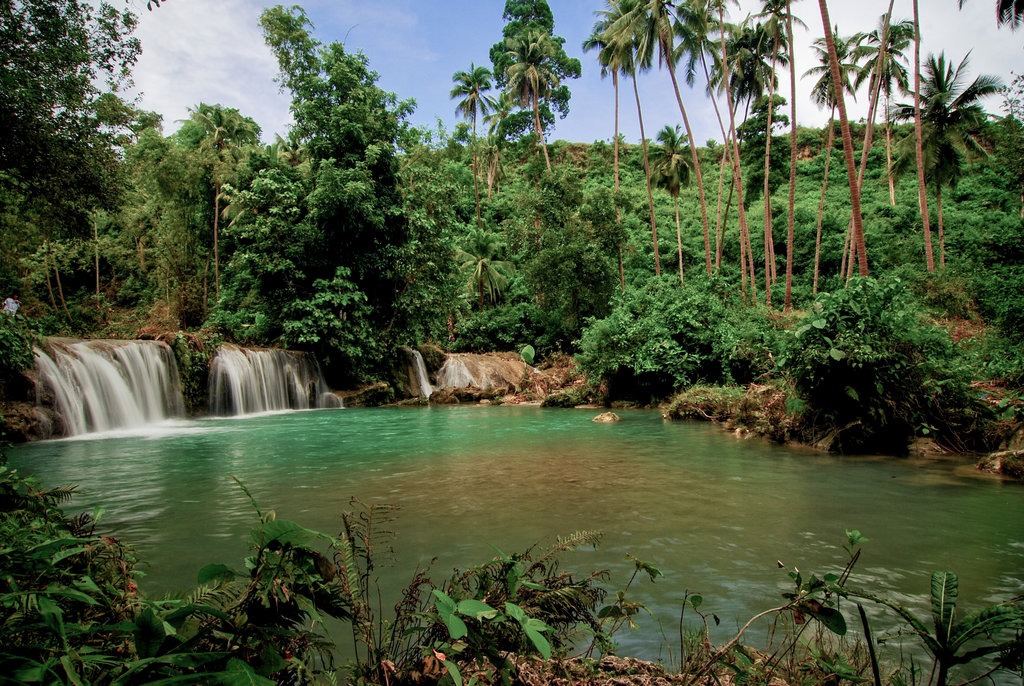 Cambugahay Falls Siquijor Island Philippines
