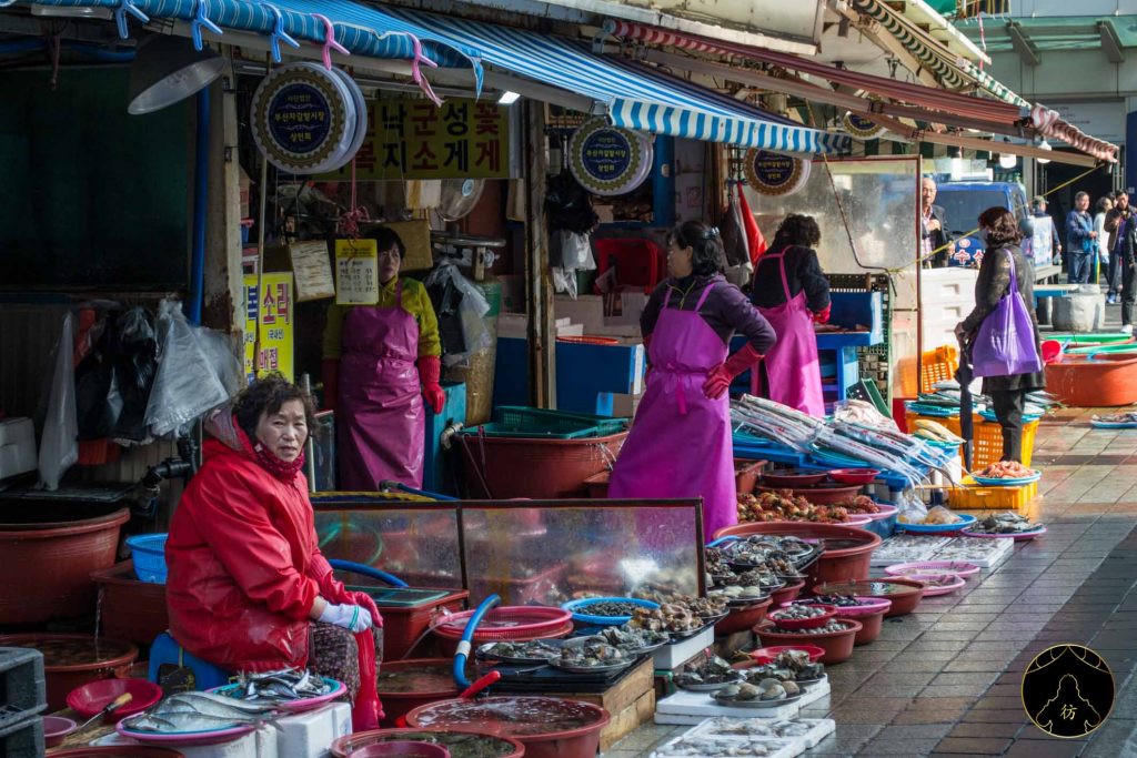 Busan Corée du Sud - Le marché aux poissons de Jalgachi 1