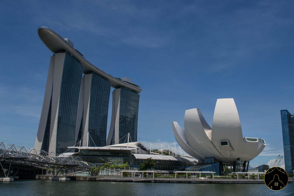 Visiter Singapour #4 - Le pont Helix et la grande roue 2