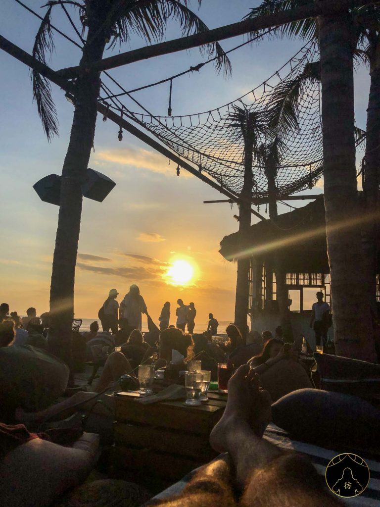 Coucher de Soleil Echo Beach Canggu Bali 1