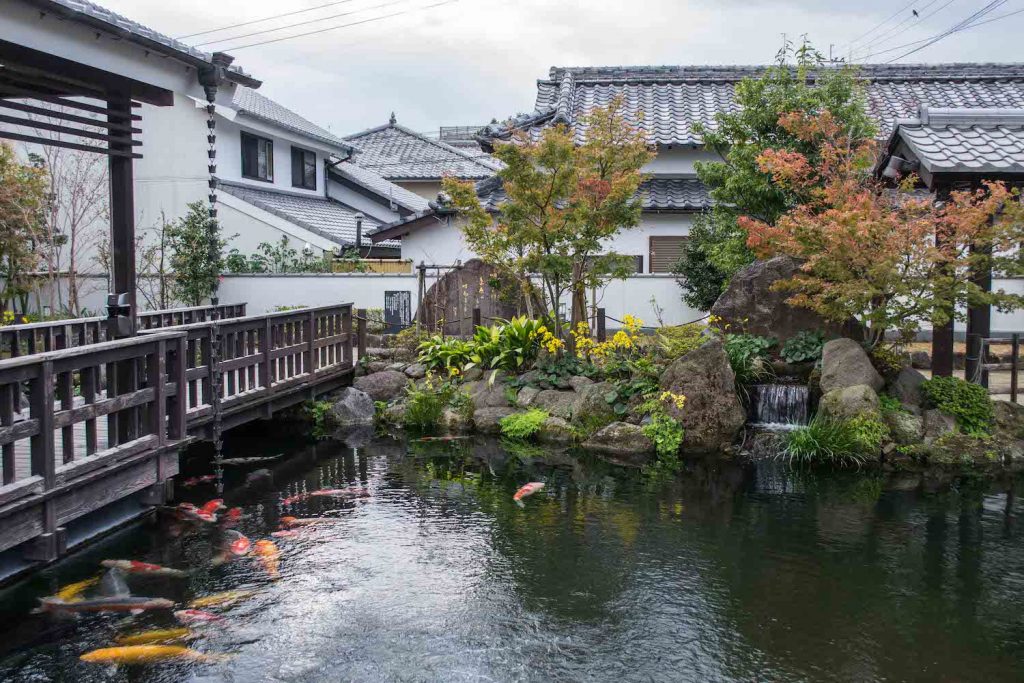Shimabara Japon - Seiryu-tei Carpes Japonaises Koi 2