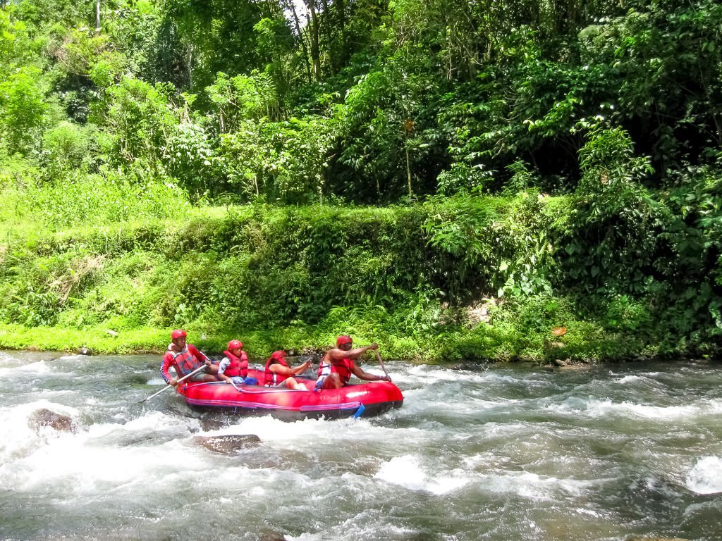 Rafting rivière Telaga Waja Bali