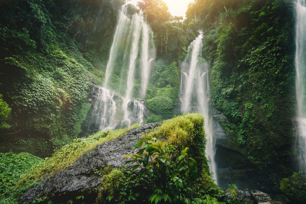 chutes d'eau de Sekumpul