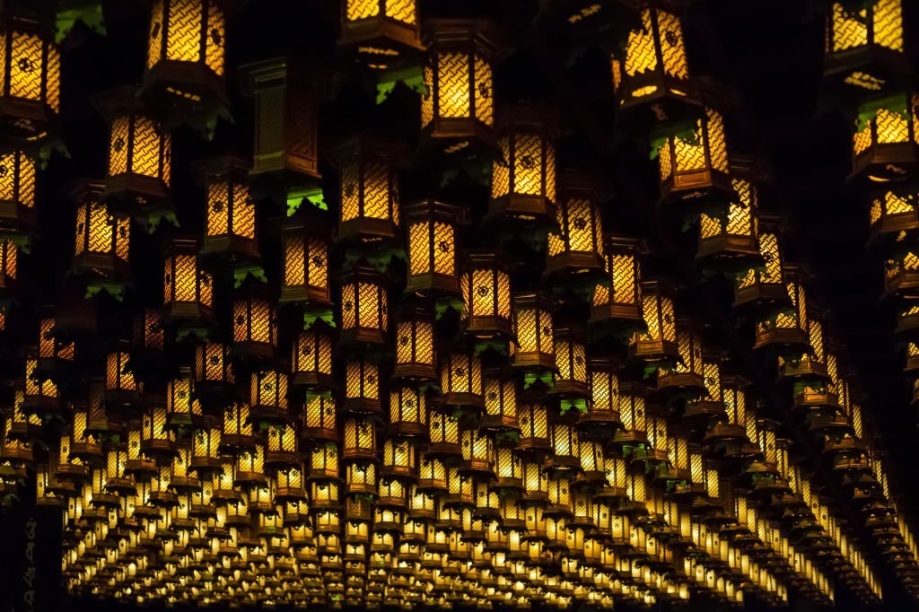 Daisho In Temple Lanternes