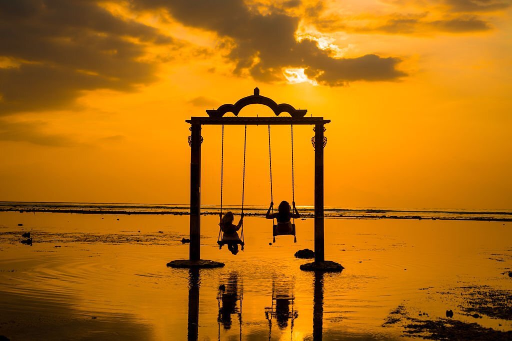 Couche Du Soleil Balançoire Gili Trawangan