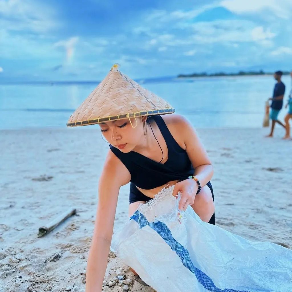 Gili Trawangan Plage Nettoyage